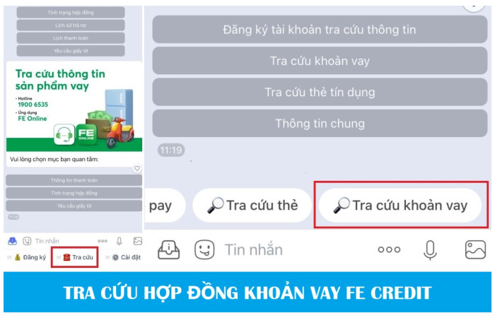 Hướng dẫn kiểm tra, tra cứu hợp đồng FE Credit bằng CCCD qua điện thoại, Zalo, SMS mới nhất 2025