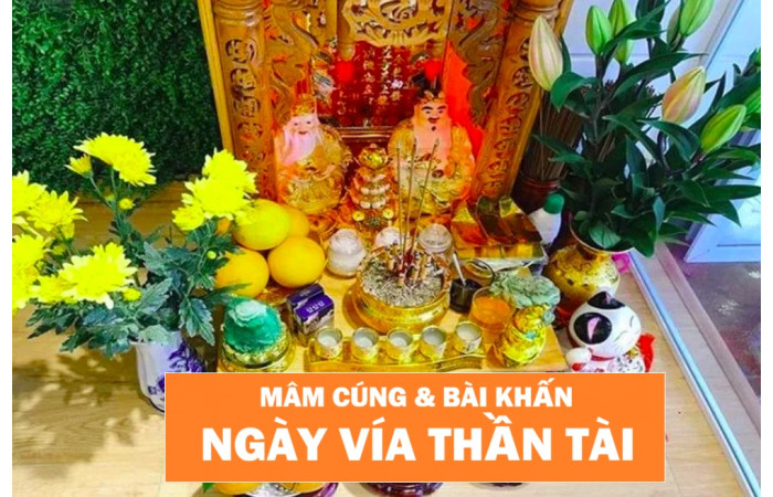 Hướng Dẫn Mâm Cúng Vía Thần Tài & Bài Khấn Chuẩn Giúp Hút Tài Lộc 2026