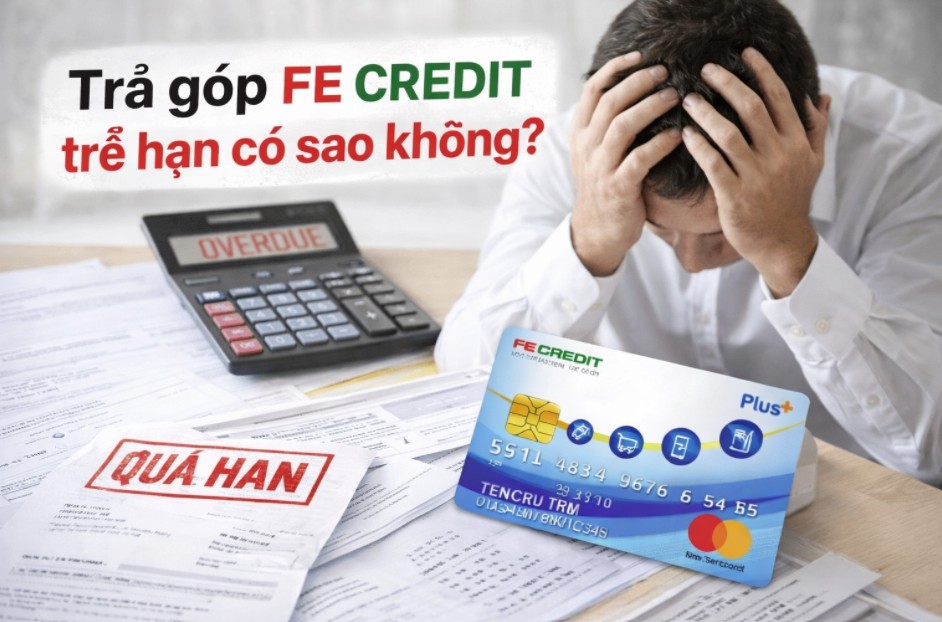 Trễ hạn trả góp FE Credit có sao không (Nguồn : Internet)